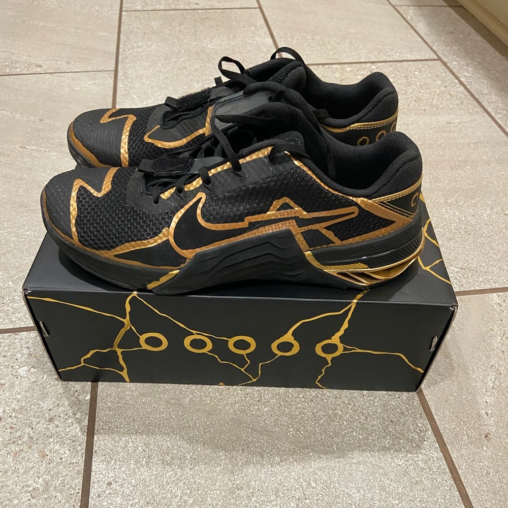 Nike Metcon 7 Mat Fraser PE Black Gold DA8103-007 Men’s Size 11